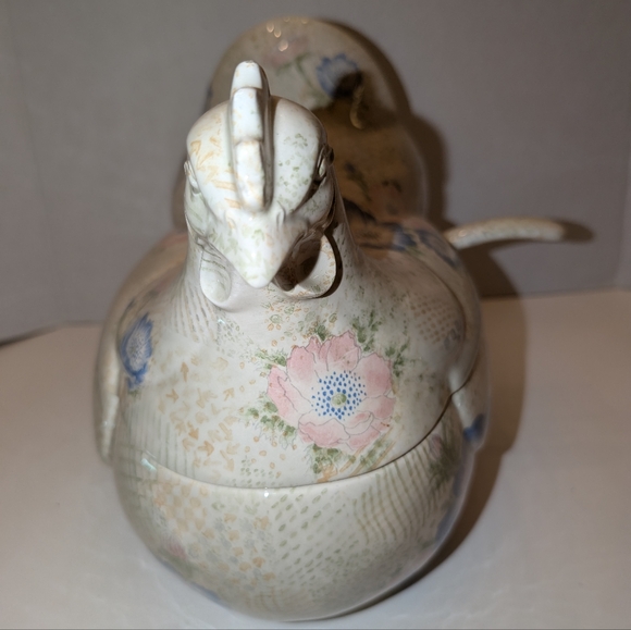 NWOT Vintage “Fitz & Floyd" Provence Soup Tureen with Ladle - Picture 4 of 16